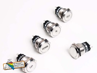 Drukknoppen RVS laser graveren